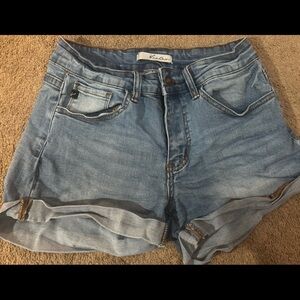 KanCan Light Blue Jean Shorts